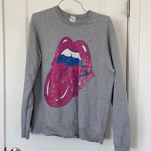 Rolling Stones oversized crewneck